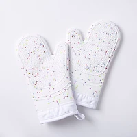 KSP Colour Splash Lined Silicone Oven Mitt