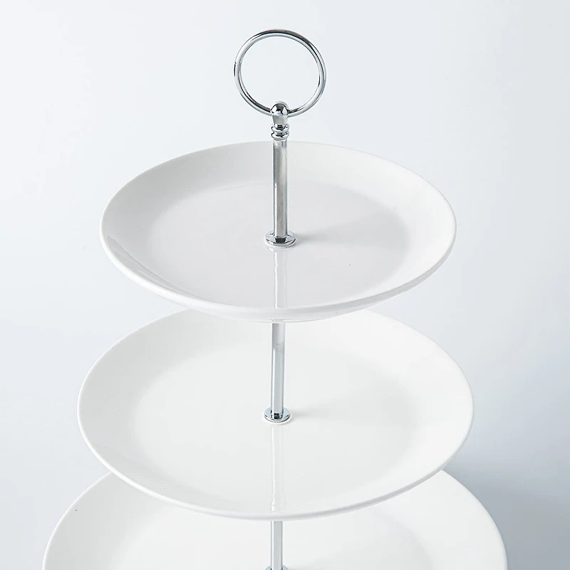 KSP Circo 3-Tier Serving Platter (White)