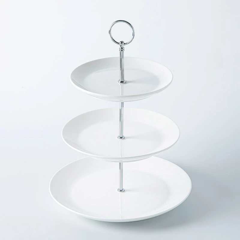 KSP Circo 3-Tier Serving Platter (White)