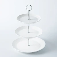 KSP Circo 3-Tier Serving Platter (White)