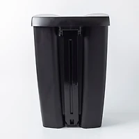 Umbra Brim Step Garbage/Recycling Can (Black)