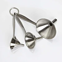 KSP Stelo Funnel with Handle - Set of 3 (Stainless Steel)