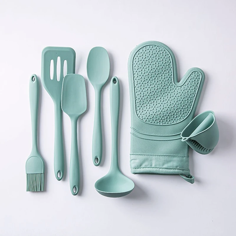 KSP Colour Splash Silicone Solid Spoon (Sage)