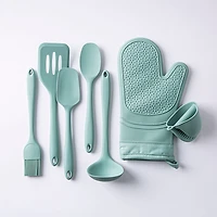 KSP Colour Splash Silicone Solid Spoon (Sage)