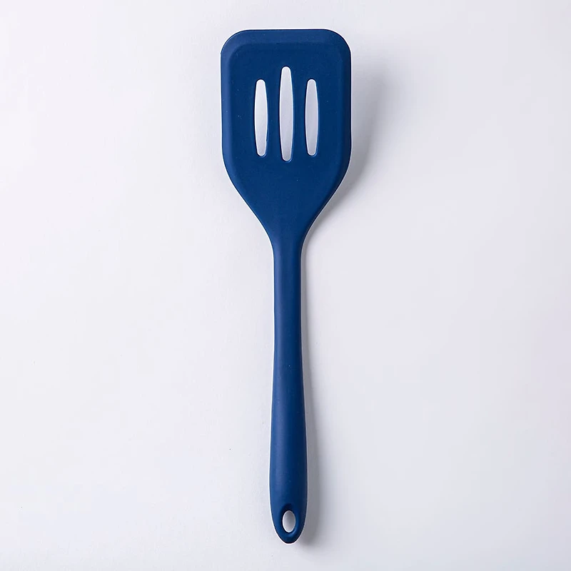 KSP Colour Splash Silicone Slotted Turner (Navy)