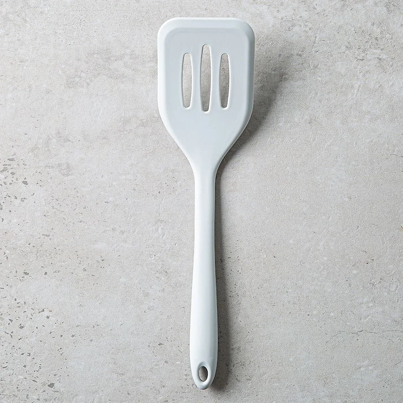 KSP Colour Splash Silicone Slotted Turner (Grey)