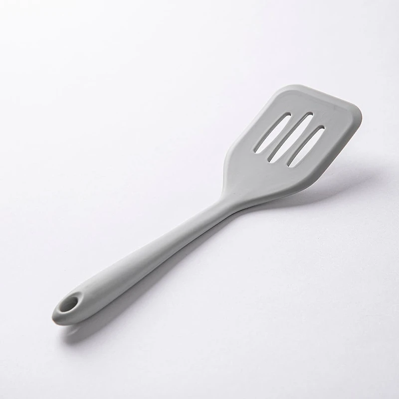 KSP Colour Splash Silicone Slotted Turner (Grey)