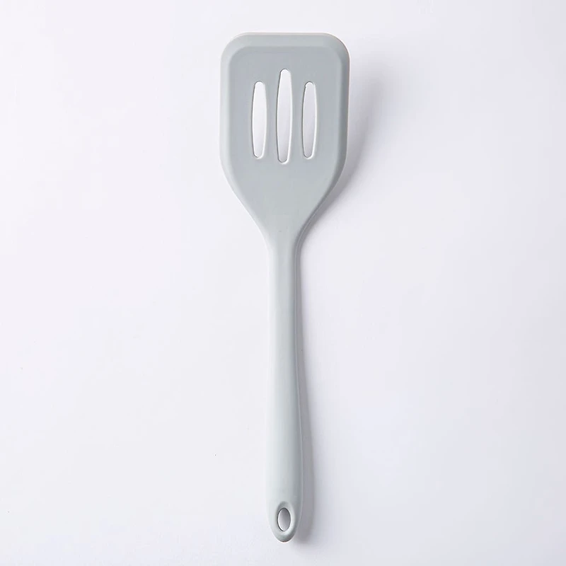 KSP Colour Splash Silicone Slotted Turner (Grey)