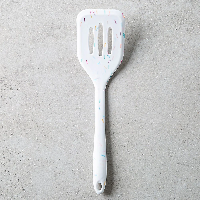 KSP Colour Splash Silicone Slotted Turner (Confetti)