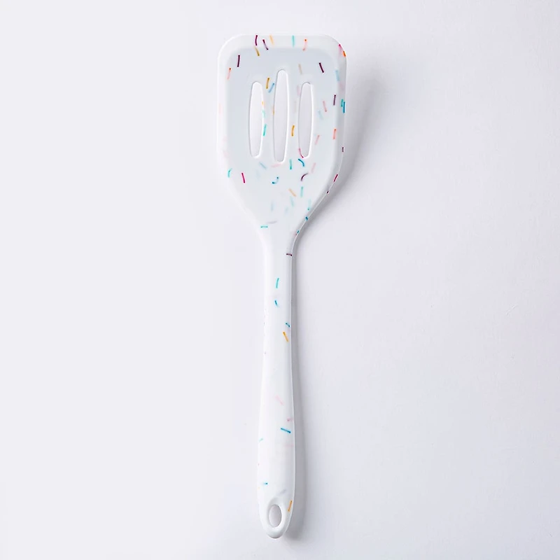 KSP Colour Splash Silicone Slotted Turner (Confetti)
