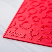 Lodge Kitchen Gear Silicone Trivet 7"x7" (Red)