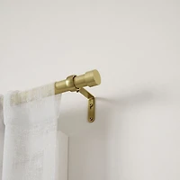 Umbra Extendable 'Cappa' Metal Curtain Rod 66-120" (Brass)