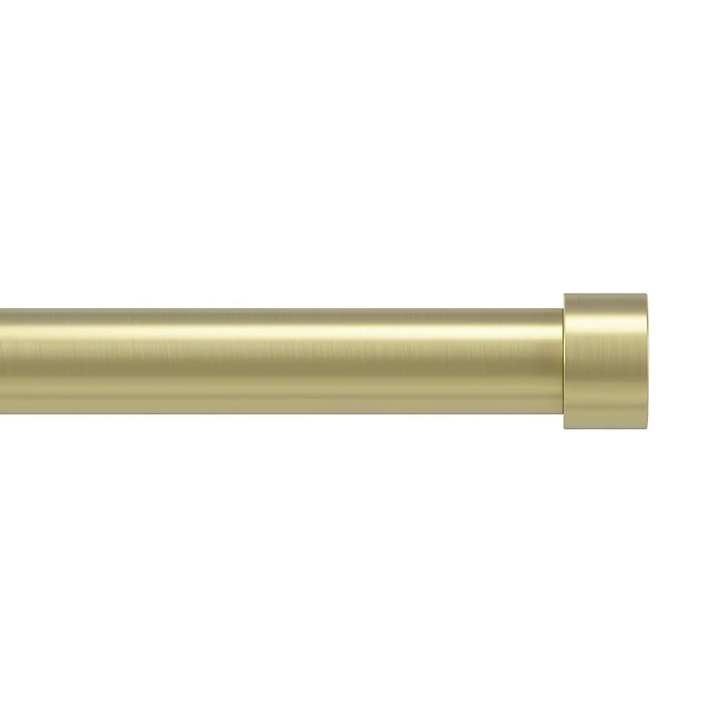 Umbra Extendable 'Cappa' Metal Curtain Rod 66-120" (Brass)