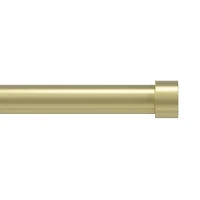 Umbra Extendable 'Cappa' Metal Curtain Rod 66-120" (Brass)