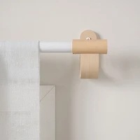 Umbra Extendable 'Bellwood' Metal-Wood Curtain Rod 42-120" (White)