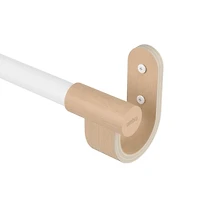 Umbra Extendable 'Bellwood' Metal-Wood Curtain Rod 42-120" (White)