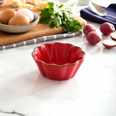 KSP Tuscana Fluted Mini Pie Dish (Red)