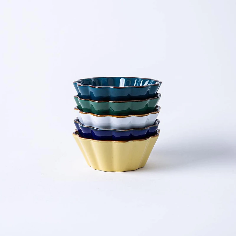 KSP Tuscana Fluted Mini Pie Dish (White)