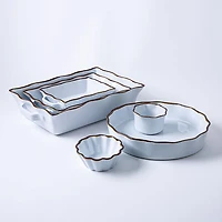 KSP Tuscana Fluted Mini Pie Dish (White)