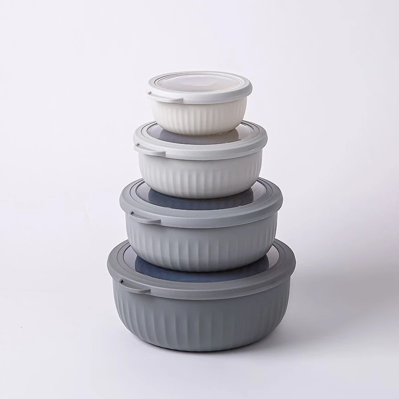 KSP Ribbo 'Round' Food Prep Containers with Lids