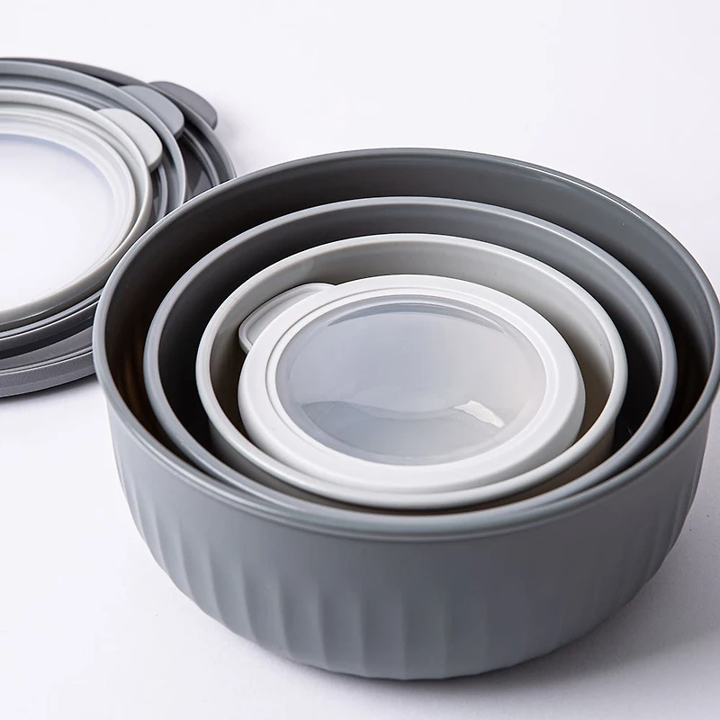 KSP Ribbo 'Round' Food Prep Containers with Lids