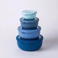 KSP Ribbo 'Round' Food Prep Containers with Lids