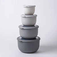 KSP Ribbo 'Round Tall' Food Prep Containers w/Lids