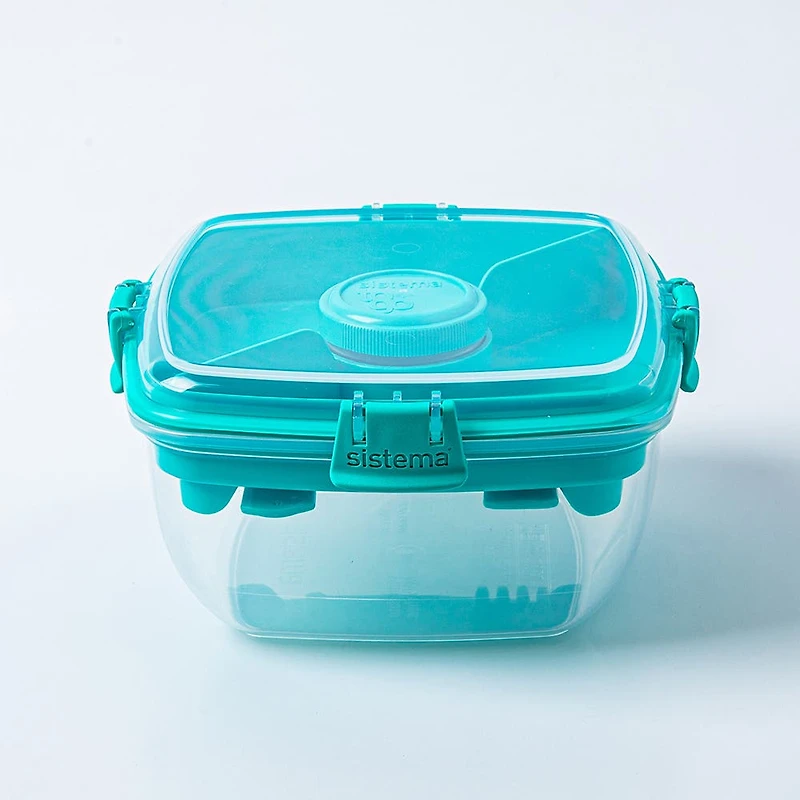 Sistema Klip It To Go Bright Tab 1.1L Salad Storage Container