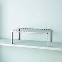 KSP Space Logic Expandable Kitchen Shelf (Grey) 30x9x6"