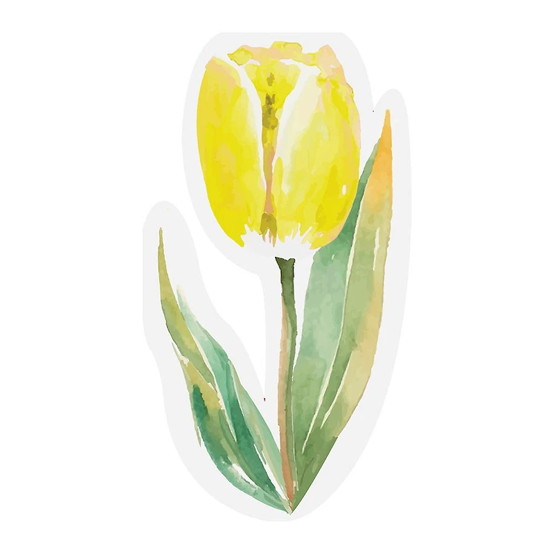 Harman 3-Ply 'Tulip' Paper Napkin Shaped - Set of 20 (Yellow)