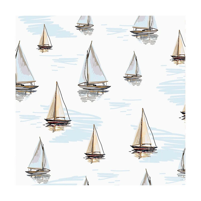 Harman 3-Ply 'Smooth Sailing' Paper Napkin - Set of 20 (Blue)