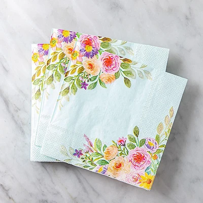 Harman 3-Ply 'Floral Bouquet' Paper Napkin - Set of 20