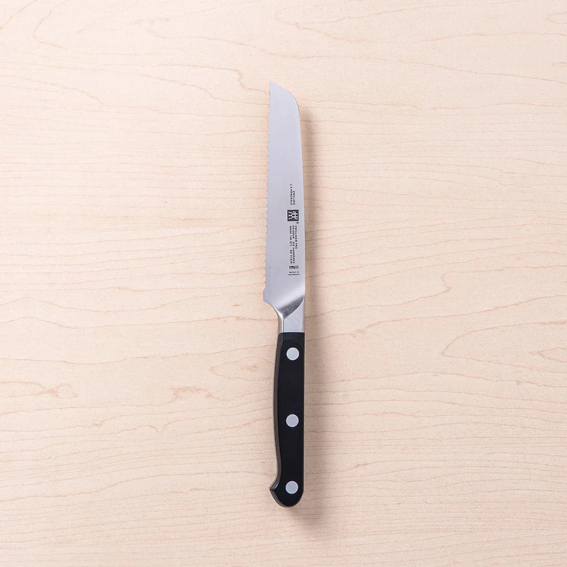 ZWILLING Pro 5" Serrated Tomato/Bagel Knife