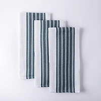 Harman Premium Quality 'Vertical' Kitchen Towel - S/3 (Blue)
