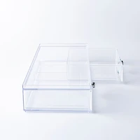 iDesign Clarity 2-Drawer Wide Organizer