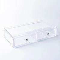 iDesign Clarity 2-Drawer Wide Organizer