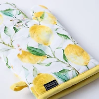 Harman Gourmet 'Fresh Lemon' Cotton Oven Mitt - S/2 (Yellow)