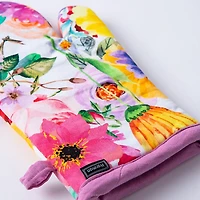 Harman Gourmet 'Mixed Floral' Cotton Oven Mitt - S/2