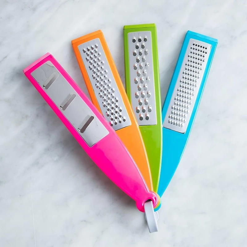 KSP Colour Burst Graters - Set of 4 (Multi Colour)