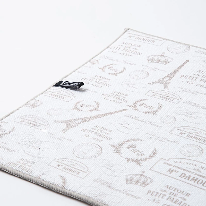 Harman Printed 'Paris Passport' Microfibre Dish Drying Mat