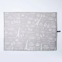 Harman Printed 'Paris Passport' Microfibre Dish Drying Mat