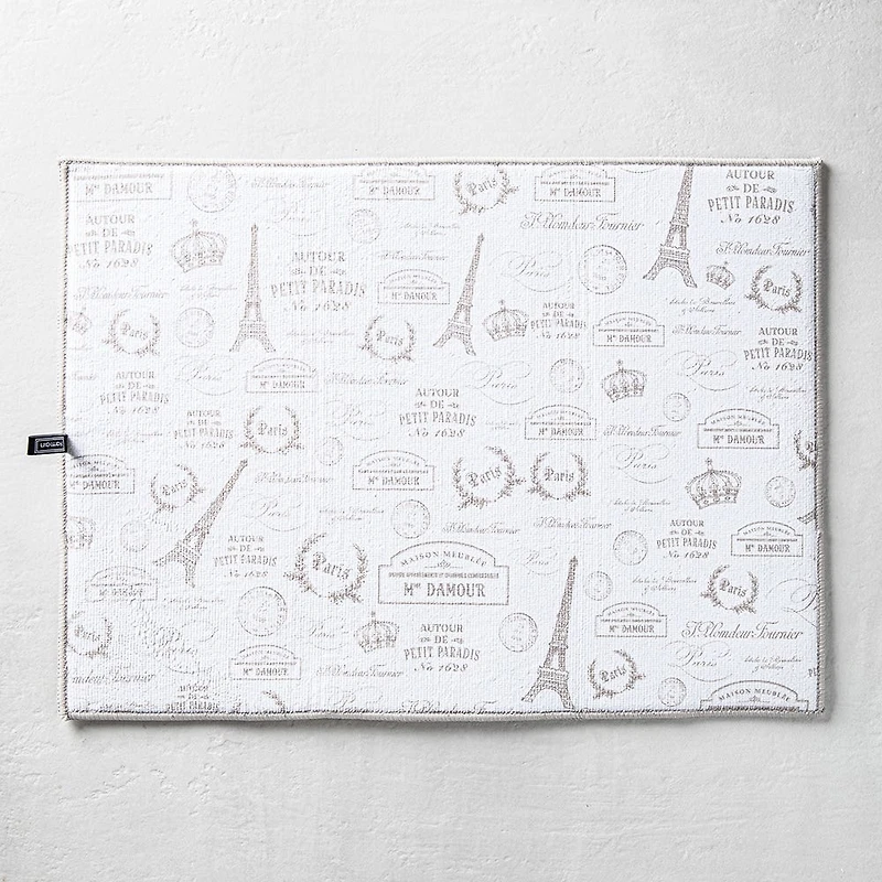 Harman Printed 'Paris Passport' Microfibre Dish Drying Mat