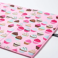 Harman Printed 'Cupcake' Microfibre Dish Drying Mat 15x20"
