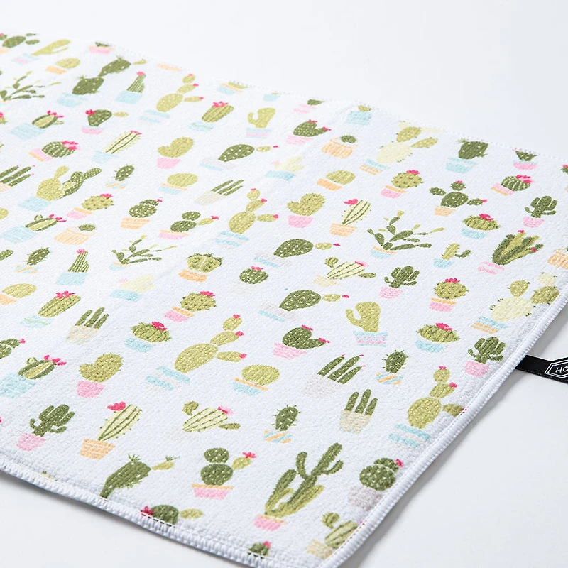 Harman Printed 'Cactus Club' Microfibre Dish Drying Mat 15x20"
