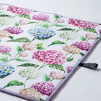 Harman Printed 'Hydrangea' Microfibre Dish Drying Mat 15x20"