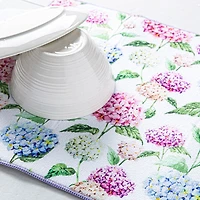 Harman Printed 'Hydrangea' Microfibre Dish Drying Mat 15x20"