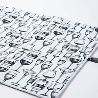 Harman Printed 'Cocktail Hour' Microfibre Dish Drying Mat 15x20"