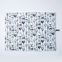 Harman Printed 'Cocktail Hour' Microfibre Dish Drying Mat 15x20"