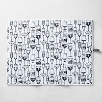 Harman Printed 'Cocktail Hour' Microfibre Dish Drying Mat 15x20"
