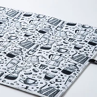Harman Printed 'Freshly Brewed' Microfibre Dish Drying Mat 15x20"